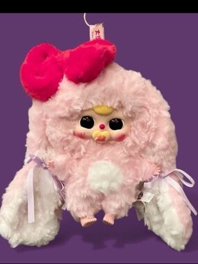 Baby Three Bunny Return Plush Pendant